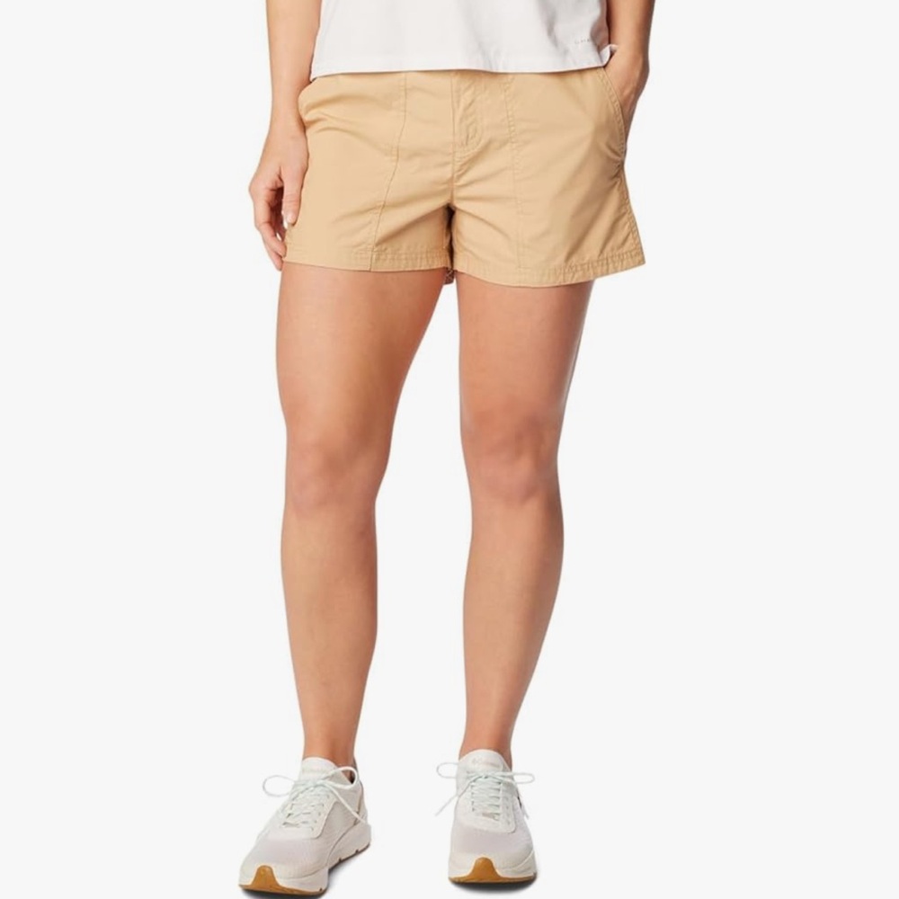 NWT Columbia Tan Cargo Shorts Relaxed Fit Lightweight